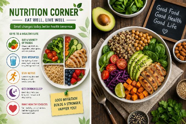 Nutrition Corner Guide for Healthy Living Every Day