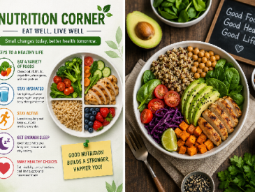 Nutrition Corner Guide for Healthy Living Every Day