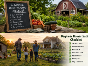 Beginner Homesteading Checklist: Start Your Own Simple Homestead