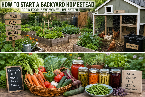 How to Start a Backyard Homestead Successfully Today Guide