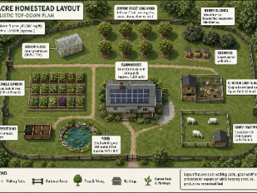 How Much Land Do You Need to Homestead