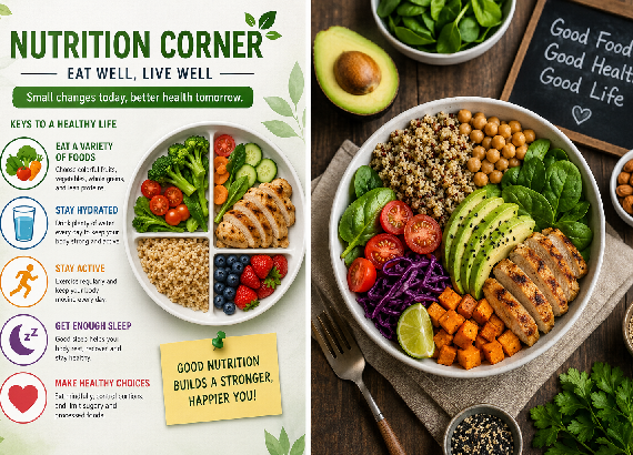 Nutrition Corner Guide for Healthy Living Every Day