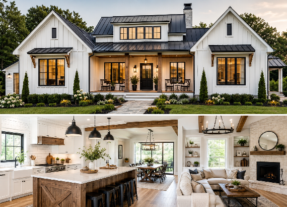 Modern Farm House Design Ideas for Every Dream Home