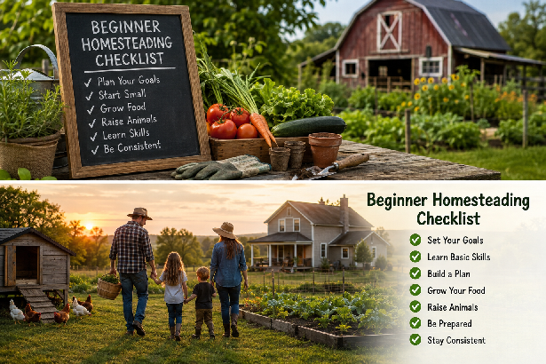 Beginner Homesteading Checklist: Start Your Own Simple Homestead