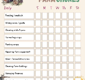 Beginner Farm Chores Checklist for Easier Daily Farming