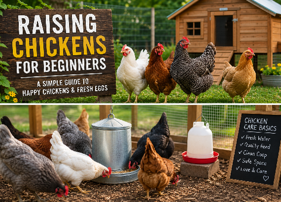 Raising Chickens for Beginners: A Complete Beginner Guide
